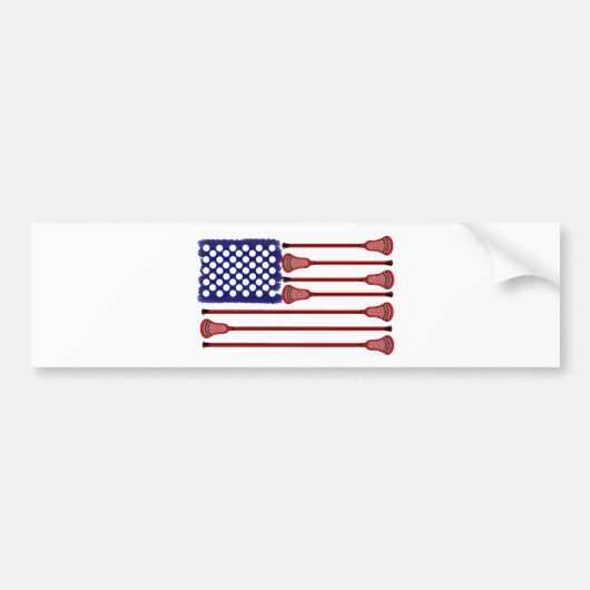 Lacrosse Designs AmericasGame2 Bumpersticker (Voorkant)