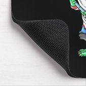 Lacrosse Dinosaur T Rex Met Lacrosse Stick Grappig Muismat (Hoek)