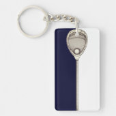 Lacrosse Doelman Cadeaus Sleutelhanger (Voorkant)