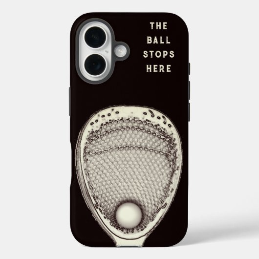 Lacrosse Doelman Case-Mate iPhone Case (Achterkant)