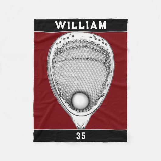 Lacrosse Doelman Fleece Deken (Voorkant)