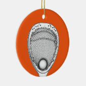 Lacrosse Doelman Keramisch Ornament (Rechts)