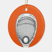 Lacrosse Doelman Keramisch Ornament (Links)
