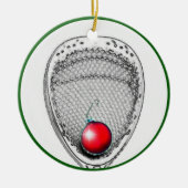 Lacrosse Doelman Kerst Collectie Keramisch Ornament (Voorkant)