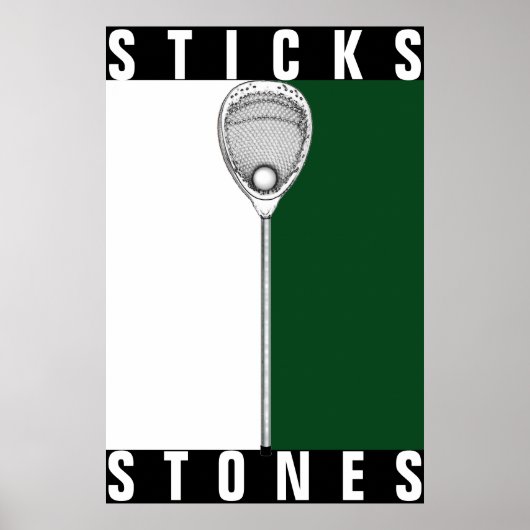 Lacrosse Doelman Poster (Voorkant)