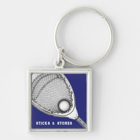 Lacrosse Doelman Sleutelhanger (Voorkant)