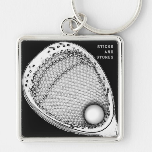 Lacrosse Doelman Sleutelhanger (Voorkant)