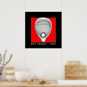 Lacrosse doelverdediger poster (Keuken)