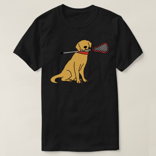 Lacrosse Dog T-shirt (Design voorkant)
