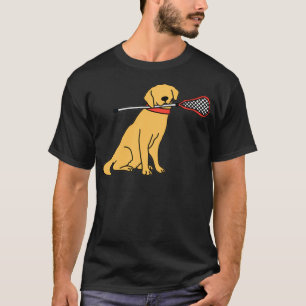 Lacrosse Dog T-shirt