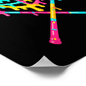 Lacrosse Drip Lax Helm Ice Cream Sticks Poster (Hoek)