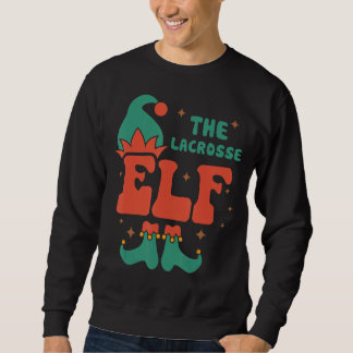 Lacrosse Elf Familie Matching Kerstmis Ps Grappig Trui