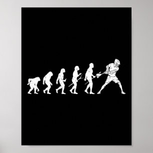Lacrosse Evolution - Lacrosse spelerevolutie Poster