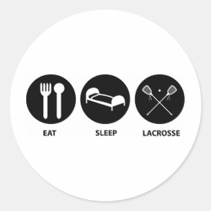 Lacrosse Evolution Ronde Sticker