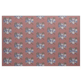 Lacrosse Fabric met Heart Shaped Flag Stof (Fat Quarter)