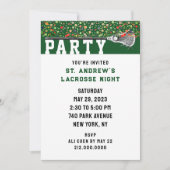 Lacrosse Feest Kaart (Voorkant)