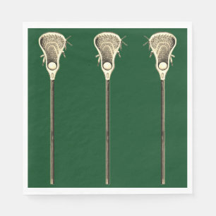 Lacrosse Feest Team Groen Servet