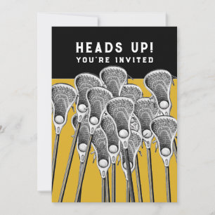 Lacrosse Feest Uitnodigingen