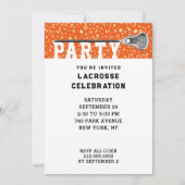 Lacrosse Feest Uitnodigingen (Voorkant)