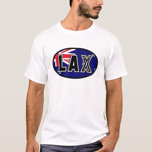 Lacrosse Flag Australia T-Shirt (Voorkant)