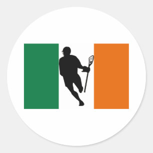 Lacrosse Flag IRock Ierland Sticker