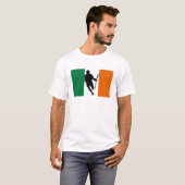 Lacrosse Flag IRock Ierland T-Shirt (Voorkant volledig)