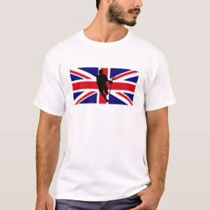 Lacrosse Flag IRock UK T-Shirt