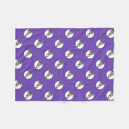 Lacrosse Fleece Deken (Voorkant (Horizontaal))