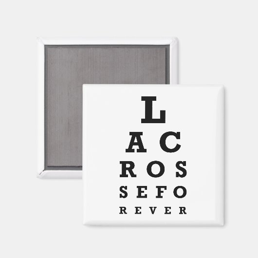 Lacrosse Forever Magneet (Voorkant / Achterkant)