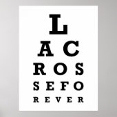 Lacrosse Forever Print - Groot (Voorkant)