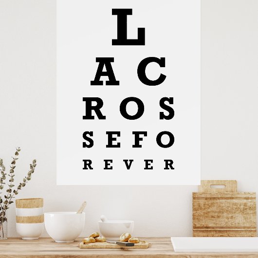 Lacrosse Forever Print - Groot (Keuken)