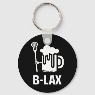 Lacrosse Funny Gift Mannen Coach Bierliefhebber B- Sleutelhanger
