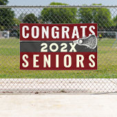 Lacrosse gefeliciteerd seniors spandoek (Insitu)