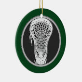 Lacrosse, geïndividualiseerd keramisch ornament (Rechts)