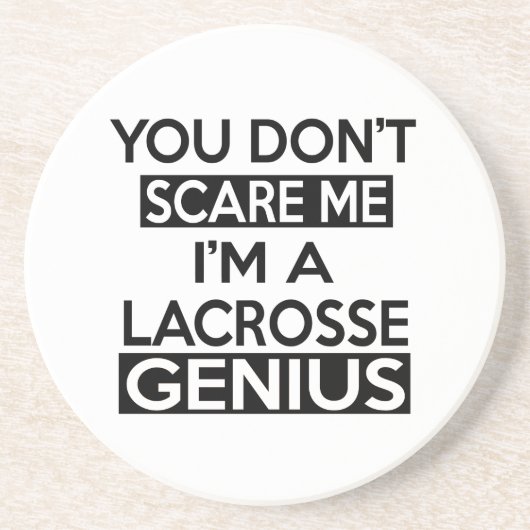 LACROSSE GENIUS DESIGN ZANDSTEEN ONDERZETTER (Voorkant)