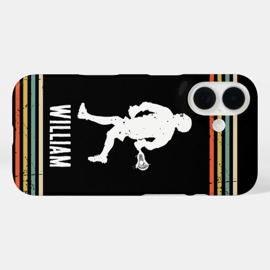  lacrosse gepersonaliseerd Case-Mate iPhone case (Achterkant (horizontaal))
