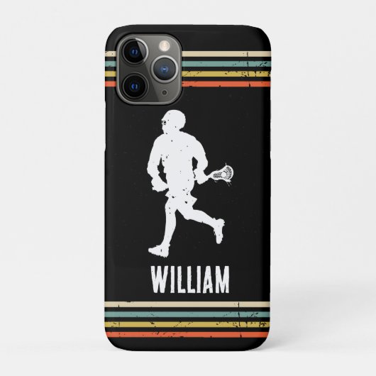  lacrosse gepersonaliseerd Case-Mate iPhone case (Achterkant)