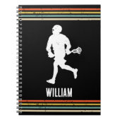 lacrosse gepersonaliseerd notitieboek (Voorkant)
