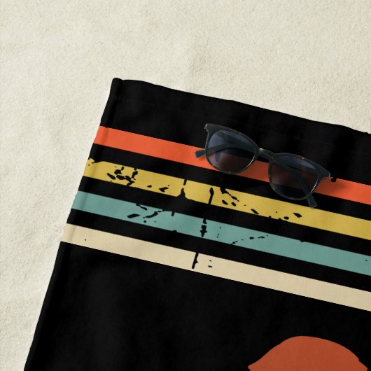  lacrosse gepersonaliseerd strandlaken (In situ)