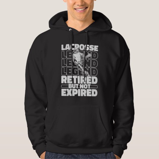 Lacrosse Gestopt Sport Lacrosse Hoodie (Voorkant)