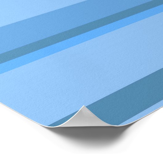  lacrosse gestreept Poster (Hoek)