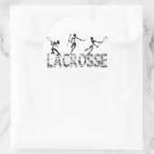 Lacrosse Gift Ronde Sticker (Tas)