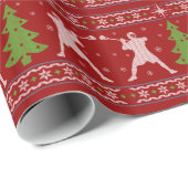 Lacrosse Gift Wrap - Kerst van Lacrosse Cadeaupapier (Rol Hoek)