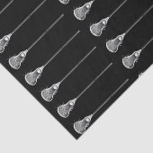 Lacrosse Gift Zwart Tissuepapier (Detail)