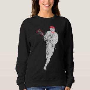 Lacrosse Girl Player Coach Graphic Trui