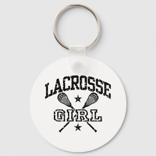 Lacrosse Girl Sleutelhanger (Voorkant)