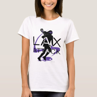 Lacrosse Girls LAX Attack Paars T-Shirt
