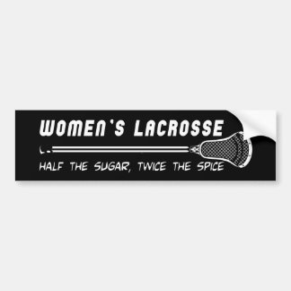 Lacrosse Girls WomensLacrosseSS Bumpersticker