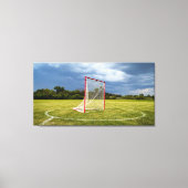 Lacrosse Goal Vibrant Outdoor Scenic Photo Canvas Afdruk (Voorkant)