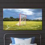 Lacrosse Goal Vibrant Outdoor Scenic Photo Canvas Afdruk<br><div class="desc">Get in the game with our Lacrosse Goal Vibrant Outdoor Scenic Photo Canvas Print. Capture the energy of your favorite game when you hang this piece in your bedroom. Let the vibrant field and detailed goal inspire a sense of athleticism and determination.</div>